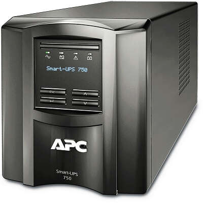 ИБП APC Smart-UPS, 750 VA, 500 Вт, IEC, черный