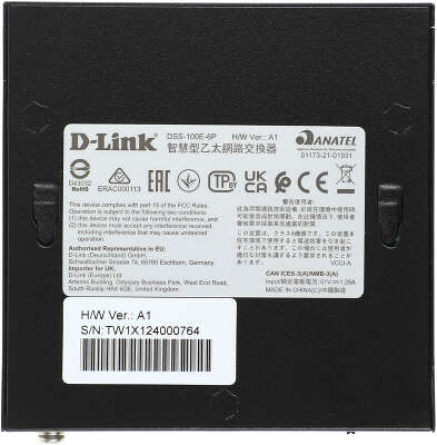 Коммутатор D-link DSS-100E-6P