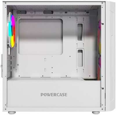 Корпус PowerCase Mistral Micro D3W ARGB, белый, mATX, без БП (CMMDW-A3)