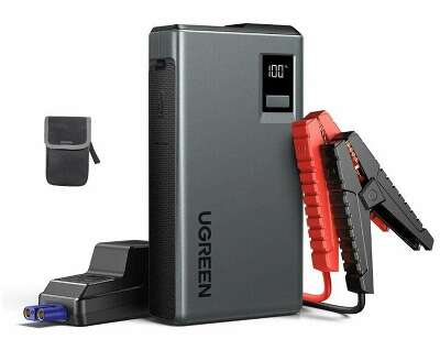 Пусковое устройство UGREEN ES702 (35977) 12000mAh Car Jump Starter. Цвет: серый