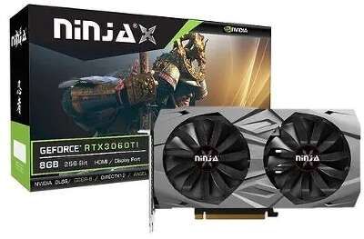 Видеокарта Ninja NVIDIA nVidia GeForce RTX 3060Ti NF306TI86F 8Gb DDR6 PCI-E HDMI, 3DP
