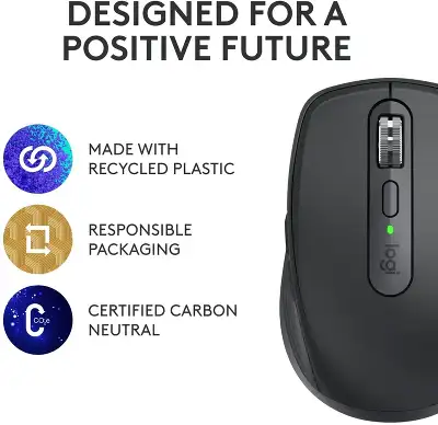 Мышь Logitech Wireless MX Anywhere 3S Mouse b2b, 200-8000dpi, Bluetooth, Graphite [910-006958]