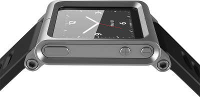 Чехол-браслет LunaTik Multi-Touch Watch Band для iPod nano 6G, серебристый [LTSLV-003]