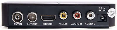 Ресивер DVB-T2 Сигнал Эфир HD-222 черный