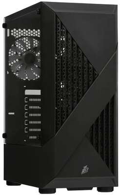 1STPLAYER Корпус FIREROSE F3-A Black / ATX, TG / 4x120mm LED fans inc. / F3-A-BK-4F1