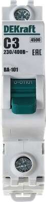 Авт. выкл. 1Р 16А х-ка C ВА-101 4,5кА DEKraft