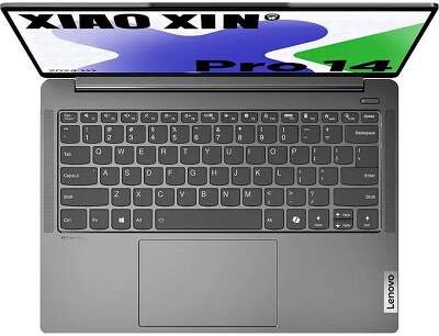 Ноутбук 14" OLED 2.8K LENOVO XiaoXin Pro14 AHP9 grey (AMD Ryzen 7 8745H/24Gb/1Tb SSD/VGA int/W11) ((6942292151630))