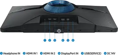 Монитор Samsung 27" Odyssey G4 S27BG400EI черный IPS LED 16:9 HDMI полуматовая HAS Piv 400cd 178гр/178гр 1920x1080 240Hz G-Sync FreeSync Premium DP FHD 5.3кг