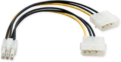 Переходник питания для видеокарты 2 x Molex – 6pin