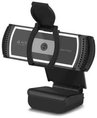 Веб-камера ACD-Vision UC700 CMOS 2МПикс (апрокс.3МПикс), 1920x1080p, 30к/с, автофокус, микрофон встр., кабель USB 2.0 1.5м, шторка объектива, универс. крепление, черный корп. RTL (551905)