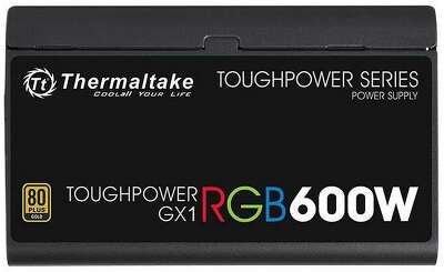 Блок питания Thermaltake Toughpower GX1 RGB 600 PS-TPD-0600NHFAGE-1 600W, 80 Plus Gold