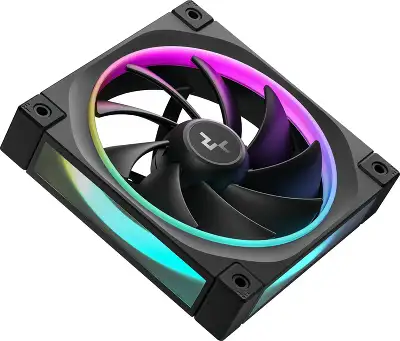Вентилятор для корпуса Deepcool FL12 ARGB 120х120x25 черный 4-pin 32дБ (R-FL12-BKAPN1-G) Ret