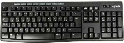 Комплект кл-ра+мышь беспров. Logitech MK270 black (USB, 112+8 клавиш, Multimedia) (920-004518)