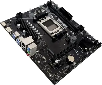 Материнская плата Biostar B650MS2-E SocketAM5 AMD B650 2xDDR5 mATX AC`97 8ch(7.1) 2.5Gg RAID+HDMI+DP