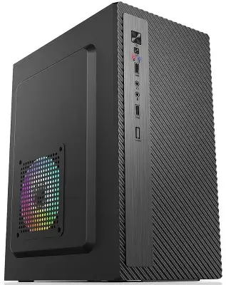 Корпус Accord Entry ACC-2053B черный без БП mATX 1x80mm 1x120mm 2xUSB2.0 audio