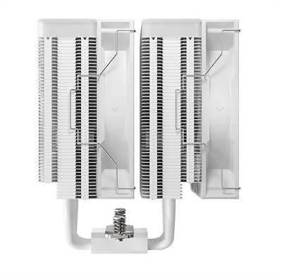 Кулер для процессора DEEPCOOL AG620 WH ARGB V2 LGA20XX/1700/1200/115X/AM5/AM4 (9шт/кор, TDP 260W, PWM, ARGB DUAL Fan 120mm, 6 тепл. трубок, белый) RET (R-AG620-WHAMMN-GJD)