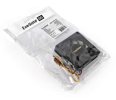 Вентилятор ExeGate ExtraSilent ES07015S2P, 70 мм, 2000rpm, 18 дБ, 2-pin, 1шт