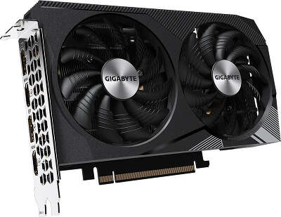 Видеокарта GIGABYTE NVIDIA nVidia GeForce RTX 3060Ti WINDFORCE OC 8Gb DDR6 PCI-E 2HDMI, 2DP