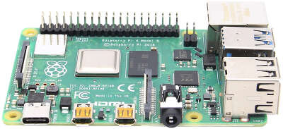 Микрокомпьютер Raspberry Pi 4 Model B 4Gb (44589)