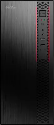 Корпус KingPrice KPCC-MD202 черный без БП ATX 1x80mm 4x120mm 2xUSB2.0 audio