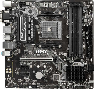 Материнская плата mATX LGAAM4 MSI B450M PRO-VDH MAX