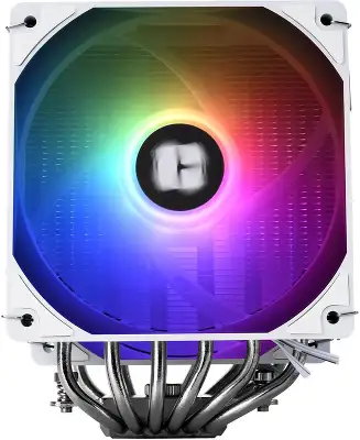 Устройство охлаждения(кулер) Thermalright Peerless Assassin 120 Digital ARGB Soc-AM5/AM4/1200/1700/1851 белый 4-pin 25.6dB Al+Cu LCD Ret (PA120-DIGITAL-WH-ARGB)