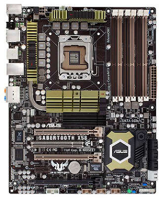 Мат. плата P6 Asus SABERTOOTH X58