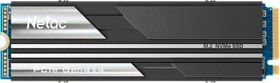 SSD накопитель Netac SSD NV5000 1TB PCIe 4 x4 M.2 2280 NVMe 3D NAND, R/W up to 5000/4400MB/s, IOPS(R4K) 400K/530K, TBW 640TB, with heat sink, 5y wty