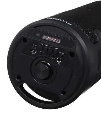 Минисистема Hyundai H-MC160 черный 50Вт FM USB BT SD/MMC