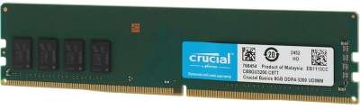 Модуль памяти Crucial 8GB Basic UDIMM DDR4-3200 (PC4-25600) CL19 1.2V