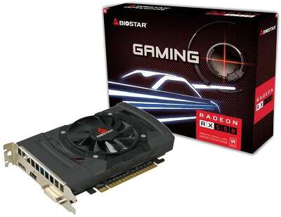 Видеокарта BIOSTAR AMD Radeon RX 550 4Gb DDR5 PCI-E DVI, HDMI, DP