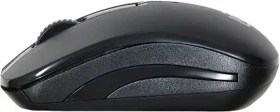 Мышь Оклик 445MW черный оптическая 1600dpi беспров. USB 3but (945817)