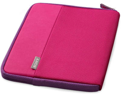 Чехол из ткани для электронной книги Sony PRS-T1/T2, розовый