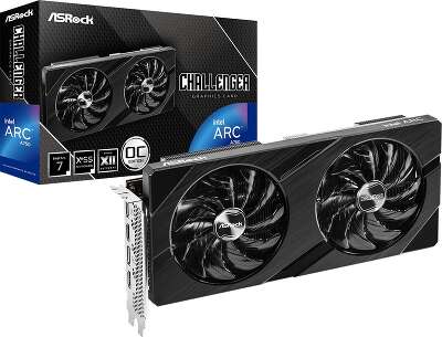 Видеокарта ASRock Intel Arc A750 Challenger D OC 8Gb DDR6 PCI-E 2HDMI, 2DP