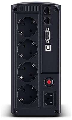 CyberPower VP1000ELCD ИБП {Line-Interactive, Tower, 1000VA/550W USB/RS-232/RJ11/45  (4 EURO), 12В/9 Ач х 1}