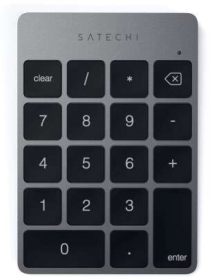 Беспроводной цифровой блок клавиатуры Satechi Aluminum Slim Keypad Numpad. Цвет серый космос.