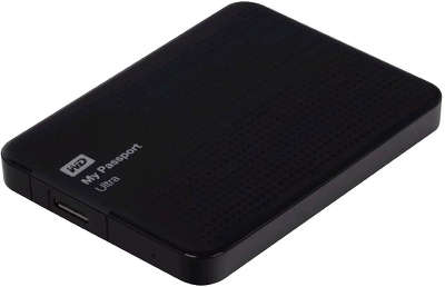 Внешний диск 1000 ГБ WD My Passport Ultra [WDBJNZ0010BBK] USB3.0, чёрный