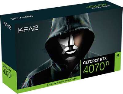 Видеокарта KFA2 NVIDIA nVidia GeForce RTX 4070Ti ST 1-Click OC 12Gb DDR6X PCI-E HDMI, 3DP