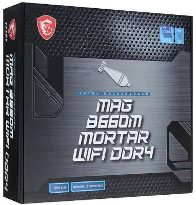 Материнская плата mATX LGA1700 MSI MAG B660M MORTAR WIFI DDR4