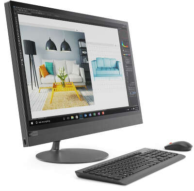 Моноблок Lenovo IdeaCentre AIO 520-27ICB MS 27" WQHD i5-8400T/8/1000/Multi/WF/BT/Cam/Kb+Mouse/W10,темно-серый