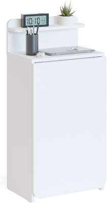 Стол для компьютера Сокол СП-19 складн. столешница ЛДСП белый каркас хром (00-00012723)