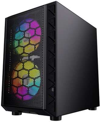 Корпус PowerCase Mistral Micro H3B V2, черный, mATX, Без БП (CMIH3BV2-L3)