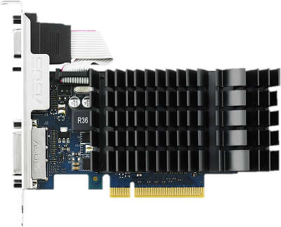 Видеокарта PCI-E NVIDIA GeForce GT730 1024MB DDR3 Asus [GT730-SL-1GD3-BRK]