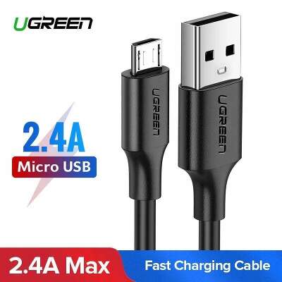 Кабель UGREEN US289 (60137) USB 2.0 A to Micro USB Cable Nickel Plating. Длина: 1,5м Цвет: черный