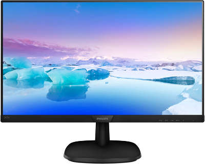 Монитор 24" Philips 243V7QDSB (00/01) черный IPS