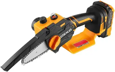 Цепная пила Deko DKCHS 20-4 аккум. 20Вт дл.шины:4"(10cm) 1аккум. 2Ач ЗУ (063-4480)