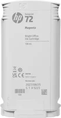 Картридж струйный HP 72 C9372A пурпурный (130мл) для HP DJ T1100/T610