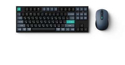 Беспроводной комплект Keychron B33 + BM25 Combo - классическая TKL (80%) ножничная клавиатура B33 и мышь BM25, 3 типа подключения, оба устройства используют один беспроводной адаптер.