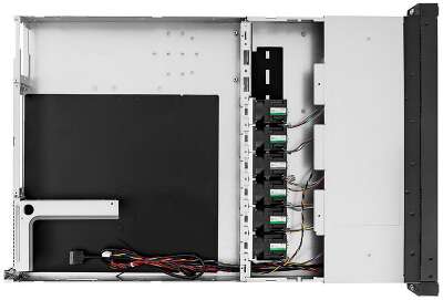 Корпус In-Win Компьютерный IW-RS110-07 Single 650w Acbel /FAN 4056mm*6/SLIMSAS *10 BP/2.5"/3.5" hot-swap HDD tray (gray color)*10/EAR SET - ear+plastic holder/handle/28"RAIL/power cord*2/I/O shield universal/ Riser Card for 1Uxx-07 series, PCIe Gen 3 x 16