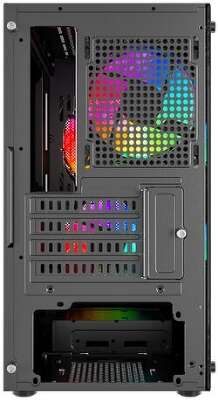 Корпус PowerCase Mistral Micro D3W ARGB, черный, mATX, без БП (CMMDB-A3)
